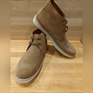 VINCE | Mens 10.5 | Brown Suede Chukka Boot Lace-Up Sneaker Made In Italy